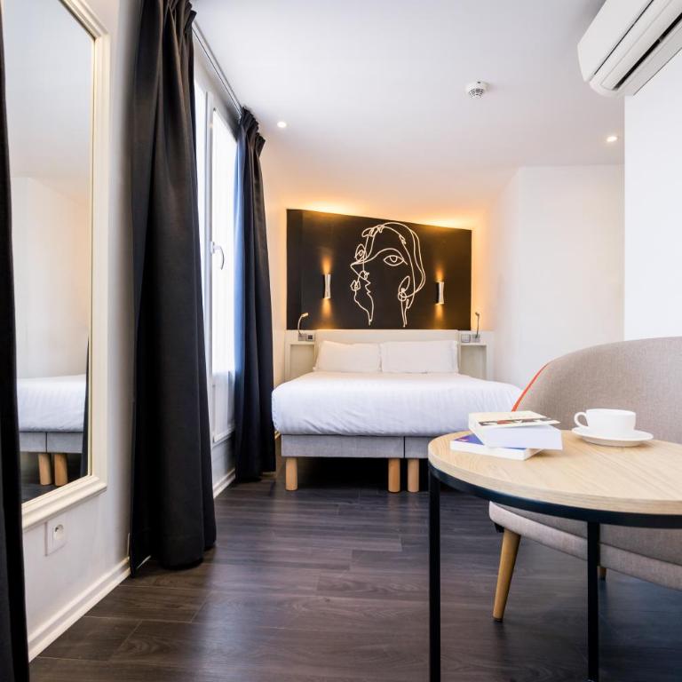 Hôtel Montparnasse Saint Germain - Chambre Double avec Balcon - 2