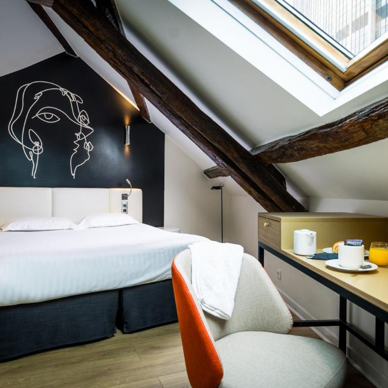 Hôtel Montparnasse Saint Germain - Chambre Supérieure Lit Queen-Size - 3