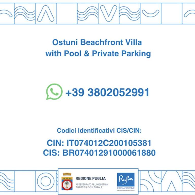Luxury Ostuni Beachfront Villa with Pool & Private Parking - Villa - 4