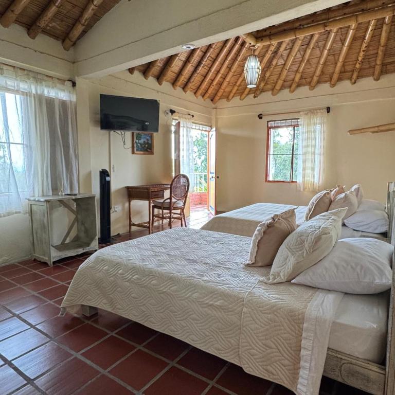 Ecohotel Santa Barbara - Habitación Doble con balcón - 14