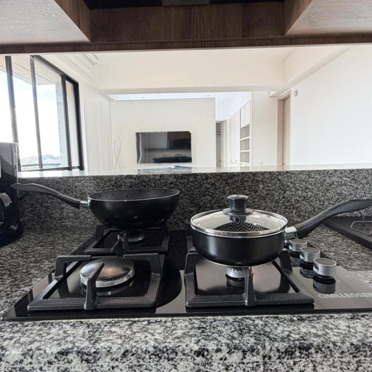 Apartamento moderno en el norte de Bogotá con Wi-Fi rápido y parking gratis - Apartamento Deluxe de 1 dormitorio con vistas a la ciudad - 24
