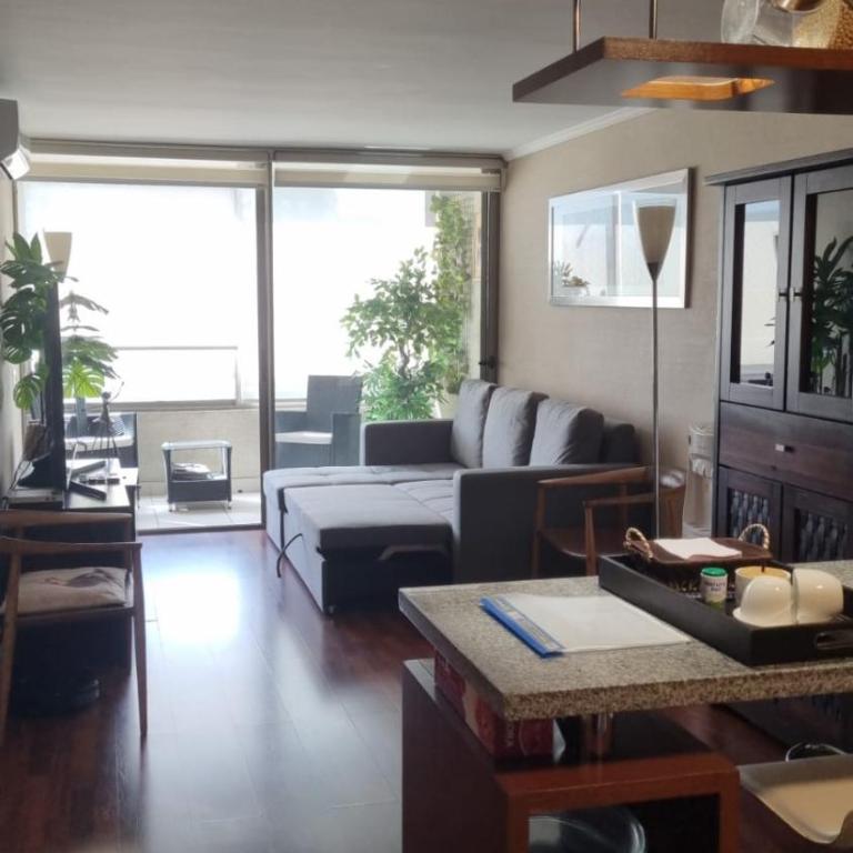 Departamento con AC Ñuñoa - Apartamento de 1 dormitorio - 2