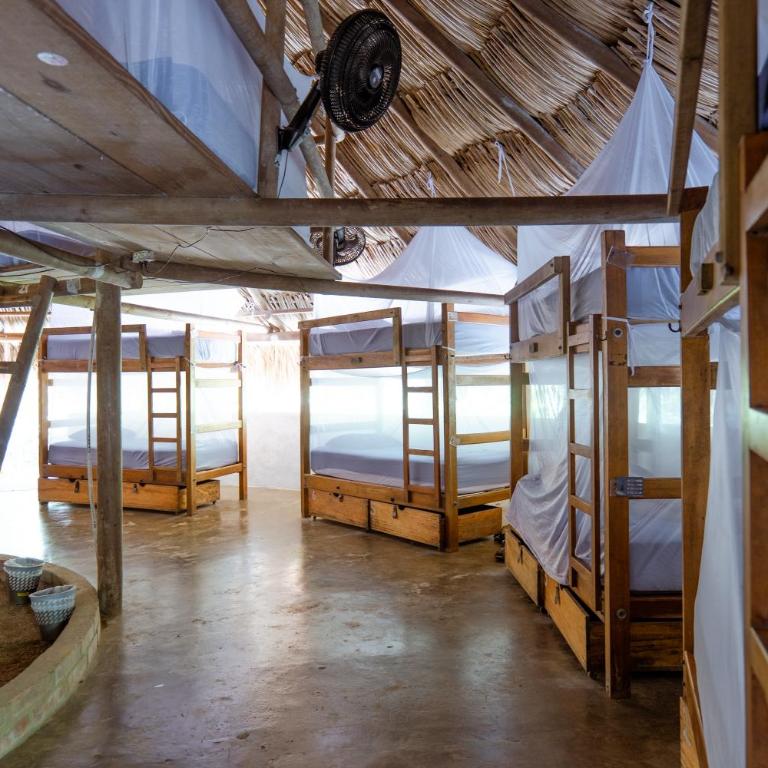 Rio Hostel Buritaca - Cama en habitación compartida mixta de 25 camas - 3