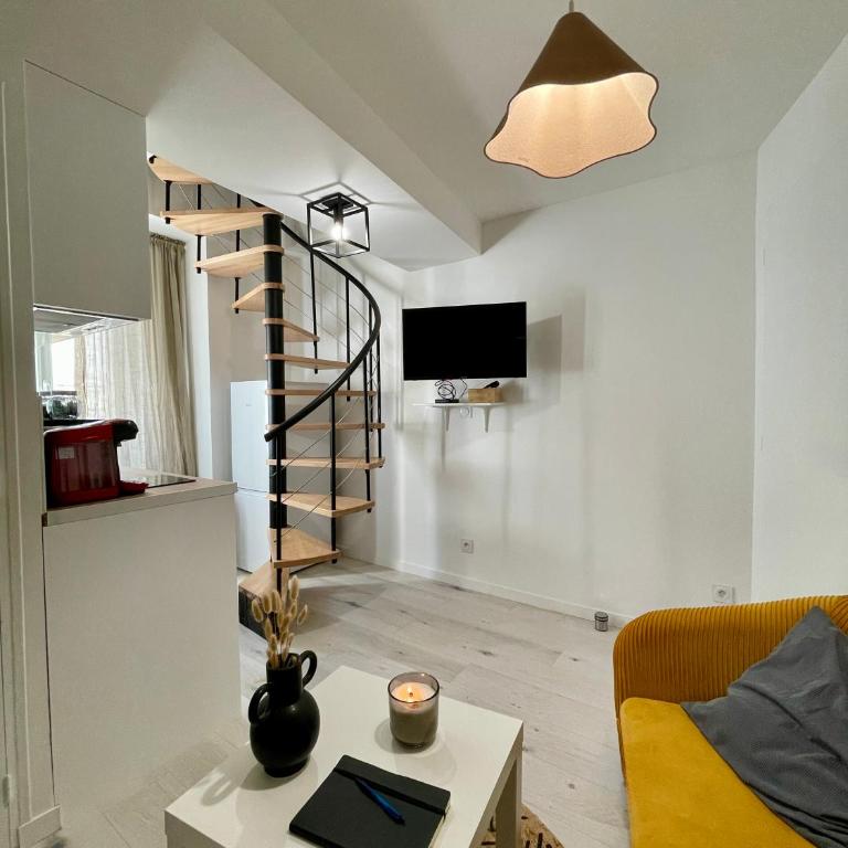 T1 Duplex Cosy - Madeleine - Netflix - Apartment mit 1 Schlafzimmer - 5