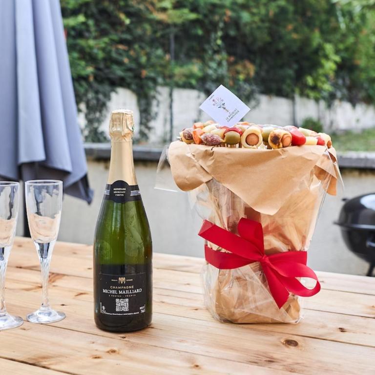 Le Cliquot - Maison - Spa - Jardin - Parking Gratuit - Villa 3 Chambres - 30
