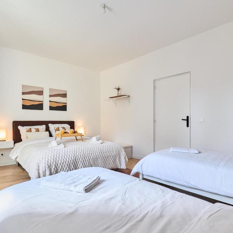 Le Cliquot - Maison - Spa - Jardin - Parking Gratuit - Villa 3 Chambres - 52