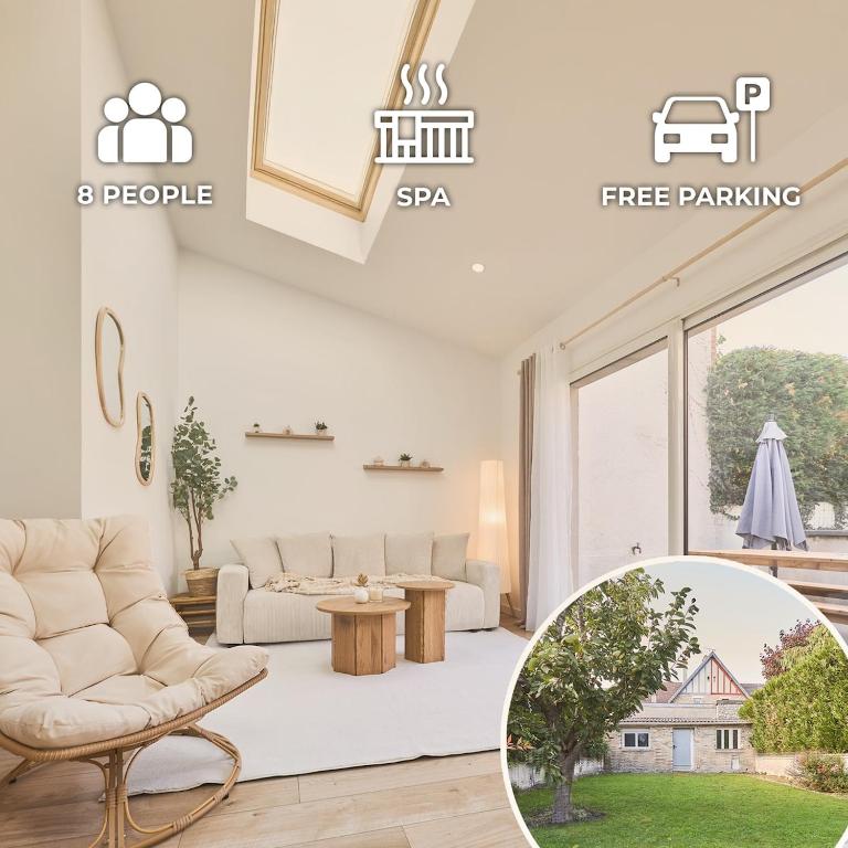 Le Cliquot - Maison - Spa - Jardin - Parking Gratuit - Villa 3 Chambres - 1