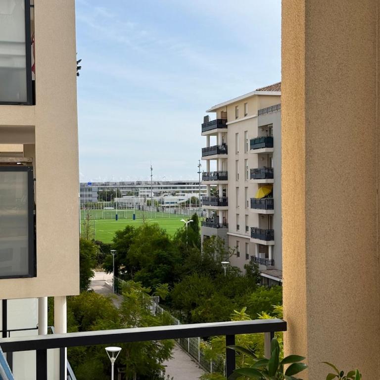 Moderne - Terrasse - Vidéo Projecteur - Apartment mit 2 Schlafzimmern - 7