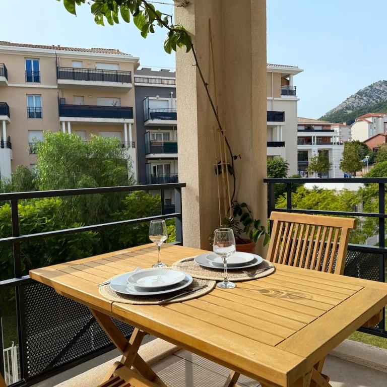 Moderne - Terrasse - Vidéo Projecteur - Apartment mit 2 Schlafzimmern - 19