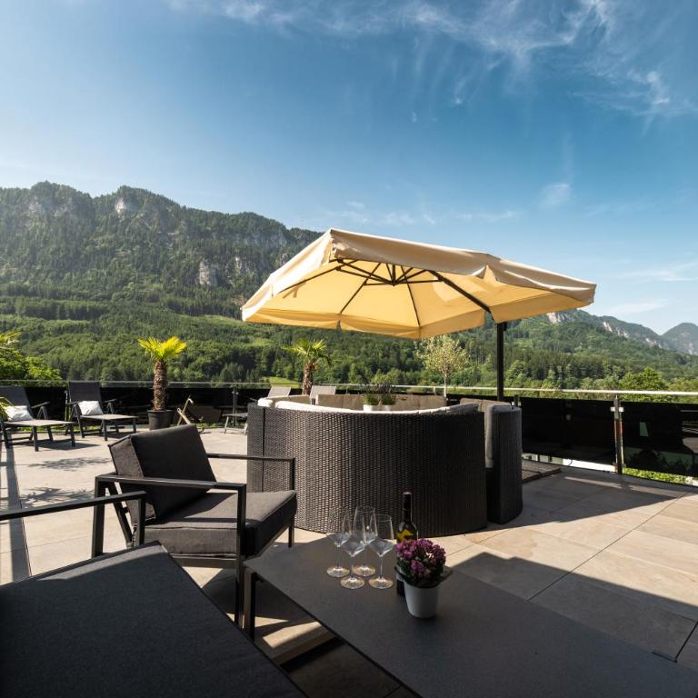 Ferienhaus Goldener Anker Unterach am Attersee - Apartment mit 2 Schlafzimmern mit Balkon und Terrasse - 29