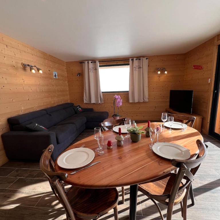 Le Zelfée appartement de 4 personnes à Albiez-Montrond - Appartement 1 Chambre - Vue sur Jardin - 1