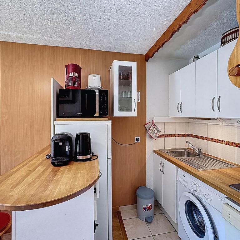 Appartement 31m², 4 pers., balcon ensoleillé, proche pistes - Apartamento de 1 dormitorio - 4