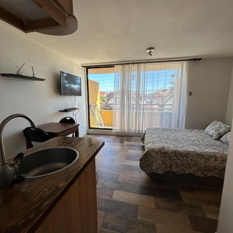 Apartamento cerca de Casino Marina del Sol en Talcahuano - One-Bedroom Apartment - 3
