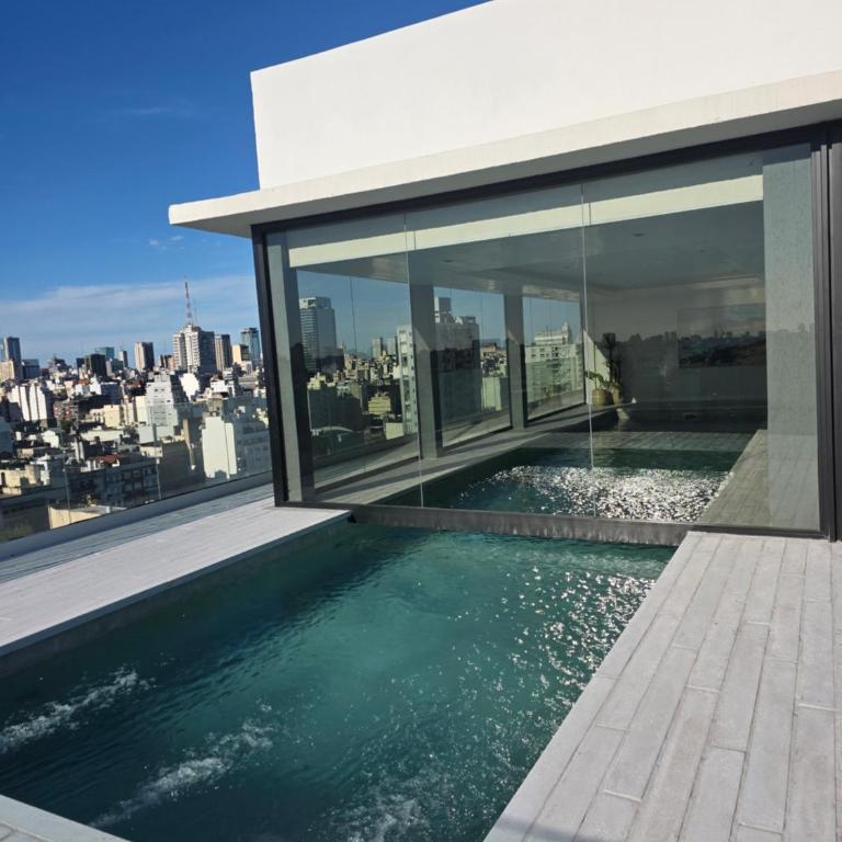 Moderno departamento seguridad 24hs pileta gym Centro - One-Bedroom Apartment - 39