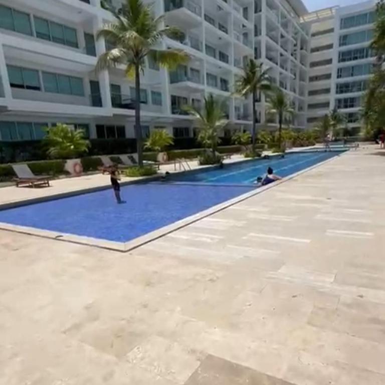 Exclusivo Apartamento con playa y piscinas Morros Cartagena - Two-Bedroom Apartment with Balcony and Sea View - 28