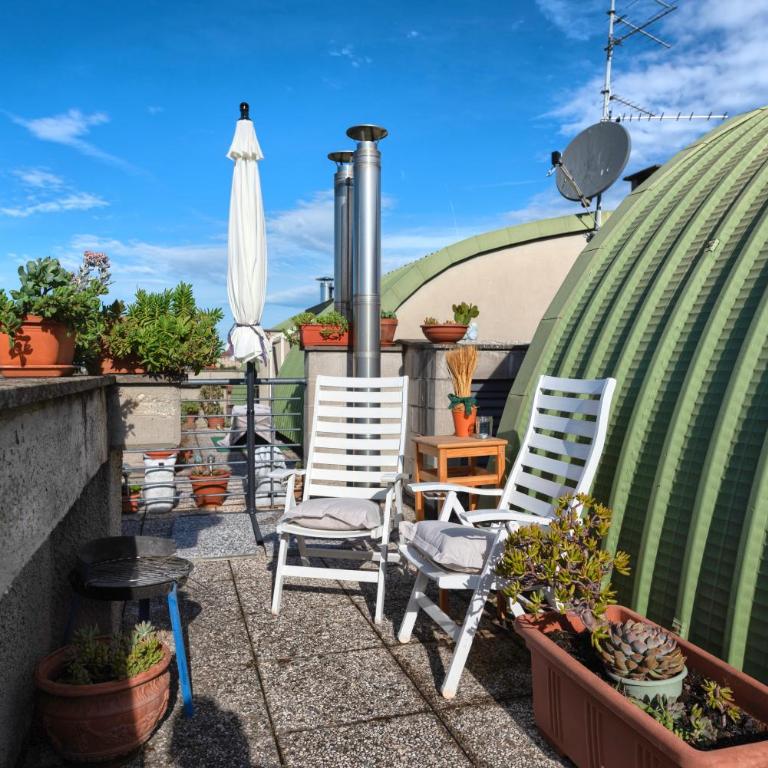 Bright Penthouse with Panoramic Sunlit Terrace - Appartamento con 1 Camera da Letto - 23