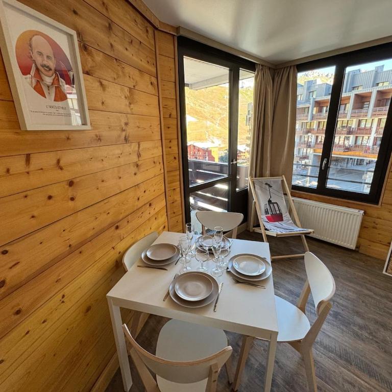 Studio cabine balcon vue montagne pieds des pistes - Appartamento con 1 Camera da Letto - 9