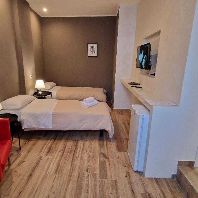 Albergo la Svolta - Camera Doppia con Letti Singoli con Bagno Privato - 1