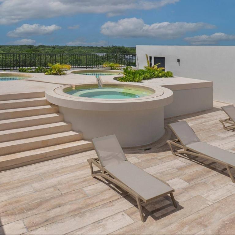 2BR Oasis in Tulum | Rooftop Pool • Wi-Fi• Parking - Apartment - 9