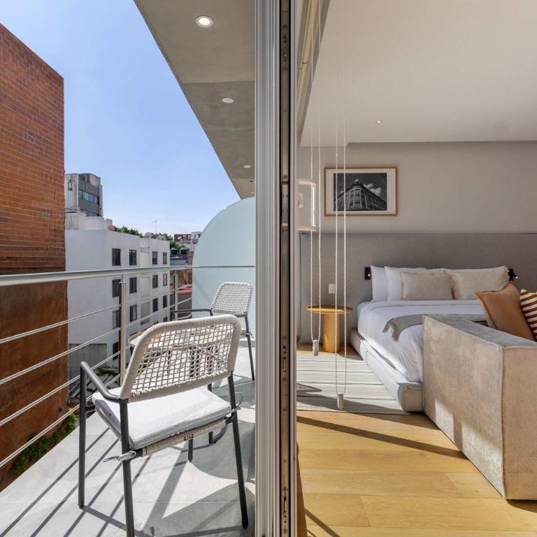 Std A Capitalia Juarez Urban Studio with Balcony and Gym - Apartamento - 2