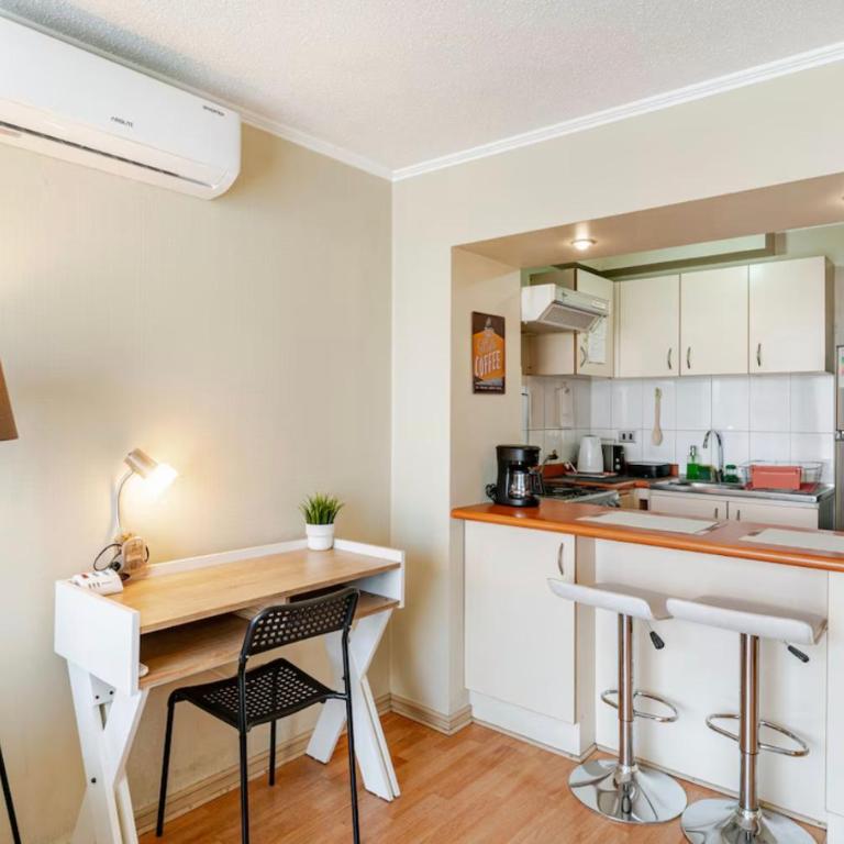 Deptos Santiago Centro-Metro Moneda - One-Bedroom Apartment with Balcony and City View - 10
