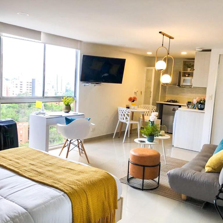 1008 New Apartment in Poblado, panoramic view - One-Bedroom Apartment - 15