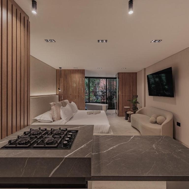 Premium Smart Loft with Alexa in El Poblado - One-Bedroom Apartment - 5