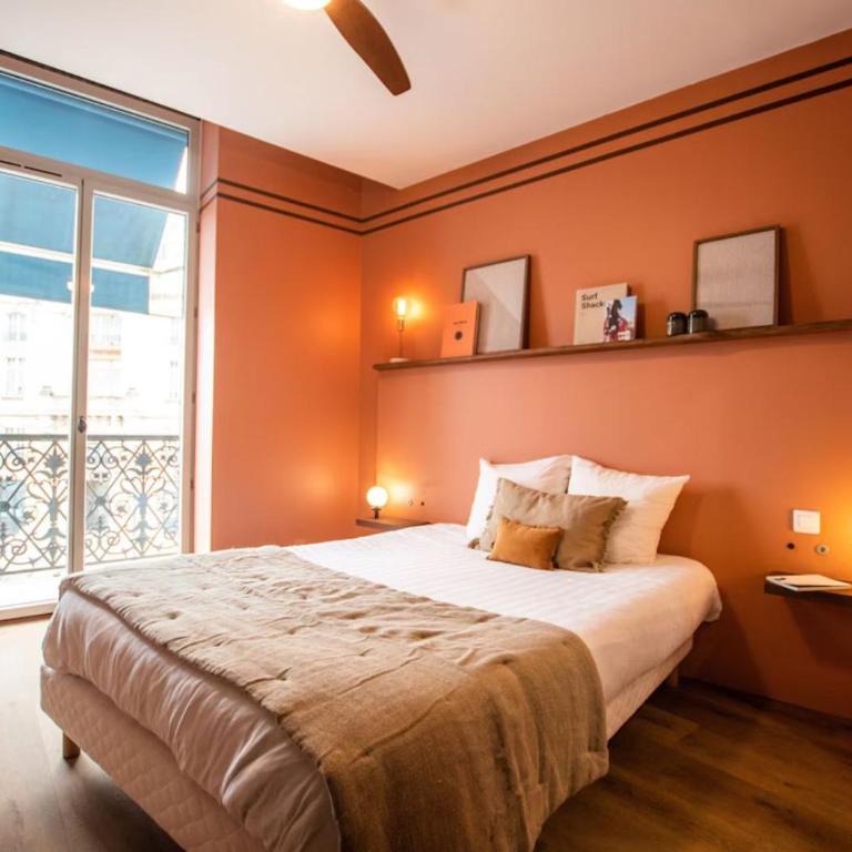 Hôtel ROSA - Bordeaux Centre Gare Saint Jean - Chambre Double avec Balcon - 1