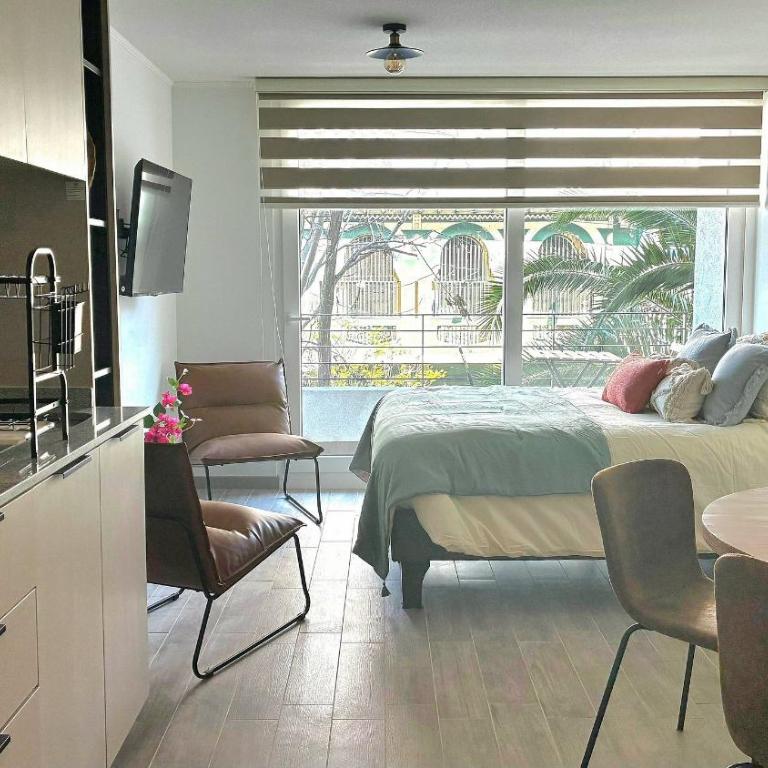 Rbk Studio nuevo a pasos de Club Hípico - One-Bedroom Apartment - 11