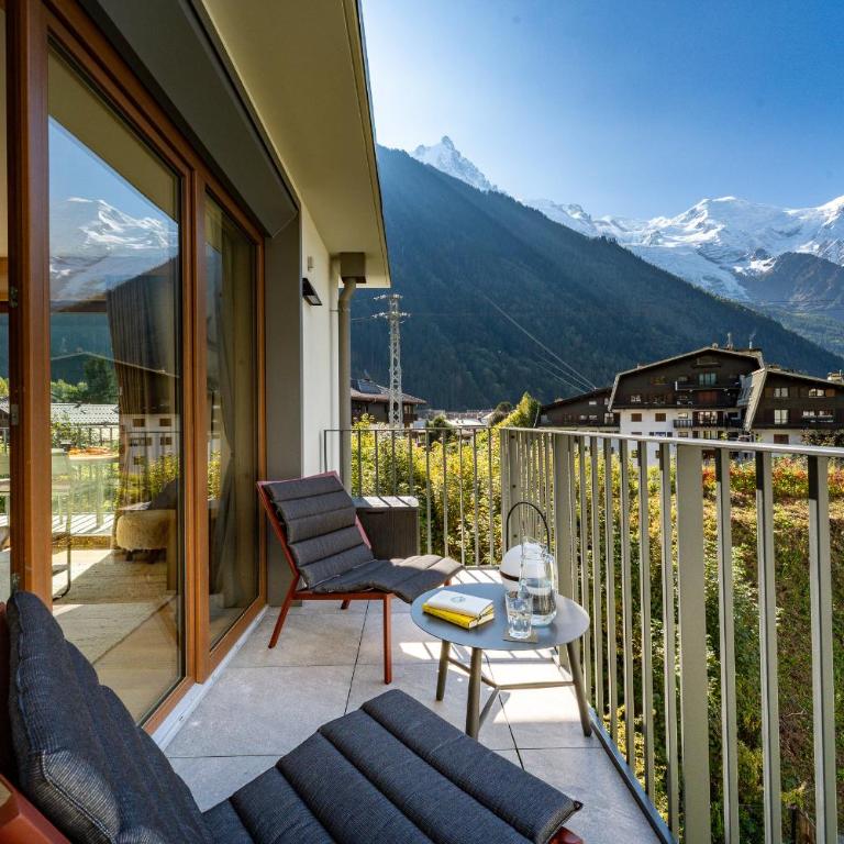 Residence Blanc Mont Blanc - Apartment mit 3 Schlafzimmern und Balkon - 24