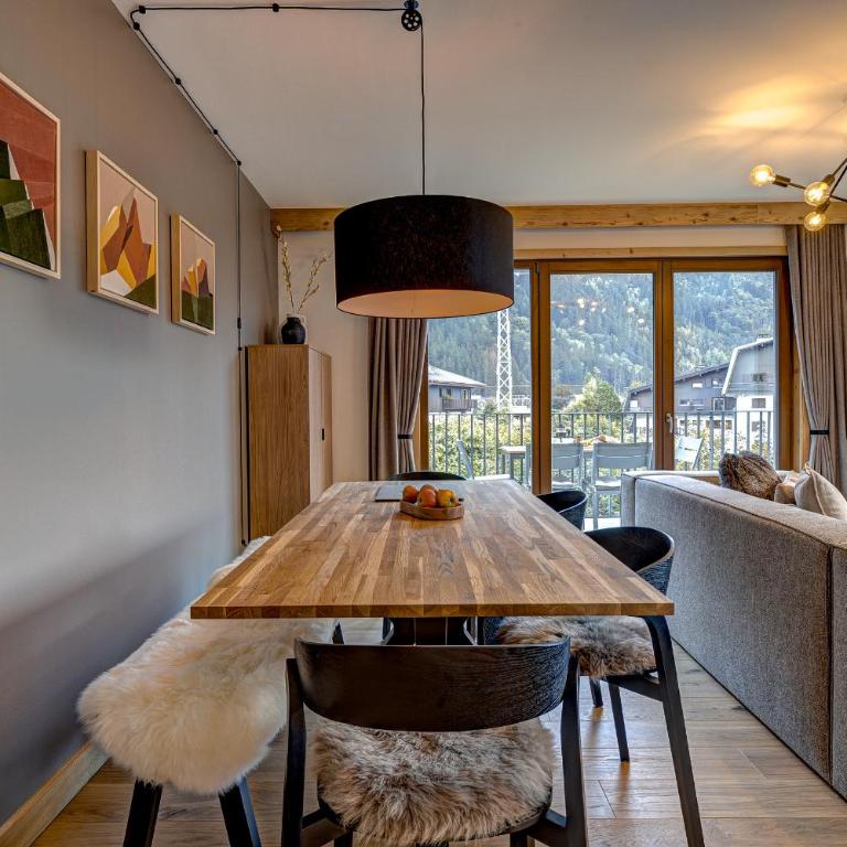 Residence Blanc Mont Blanc - Apartment mit 3 Schlafzimmern und Balkon - 10