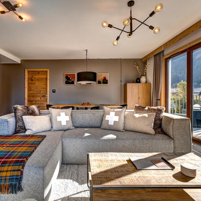 Residence Blanc Mont Blanc - Apartment mit 3 Schlafzimmern und Balkon - 8