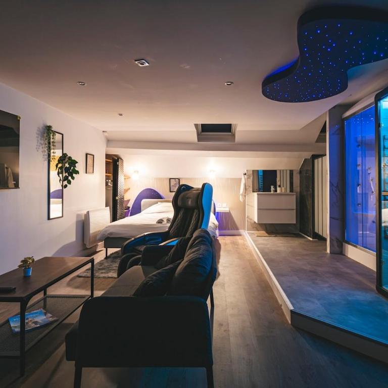 Loft Spa Sauna Hammam Hydromassage - One-Bedroom Deluxe Apartment - 20