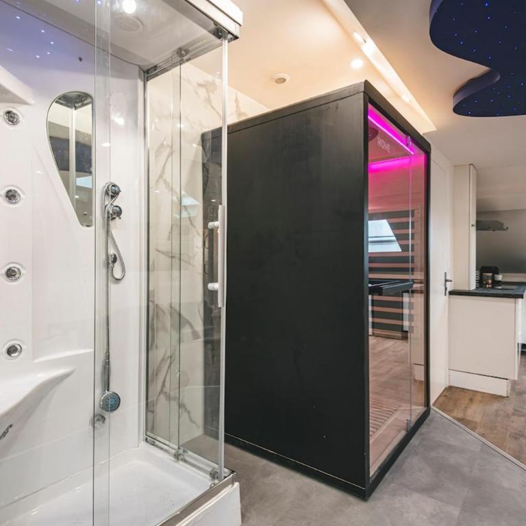 Loft Spa Sauna Hammam Hydromassage - One-Bedroom Deluxe Apartment - 22