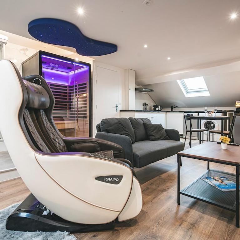 Loft Spa Sauna Hammam Hydromassage - One-Bedroom Deluxe Apartment - 24