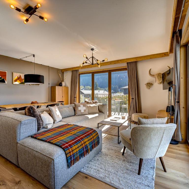Residence Blanc Mont Blanc - Apartment mit 3 Schlafzimmern und Balkon - 9