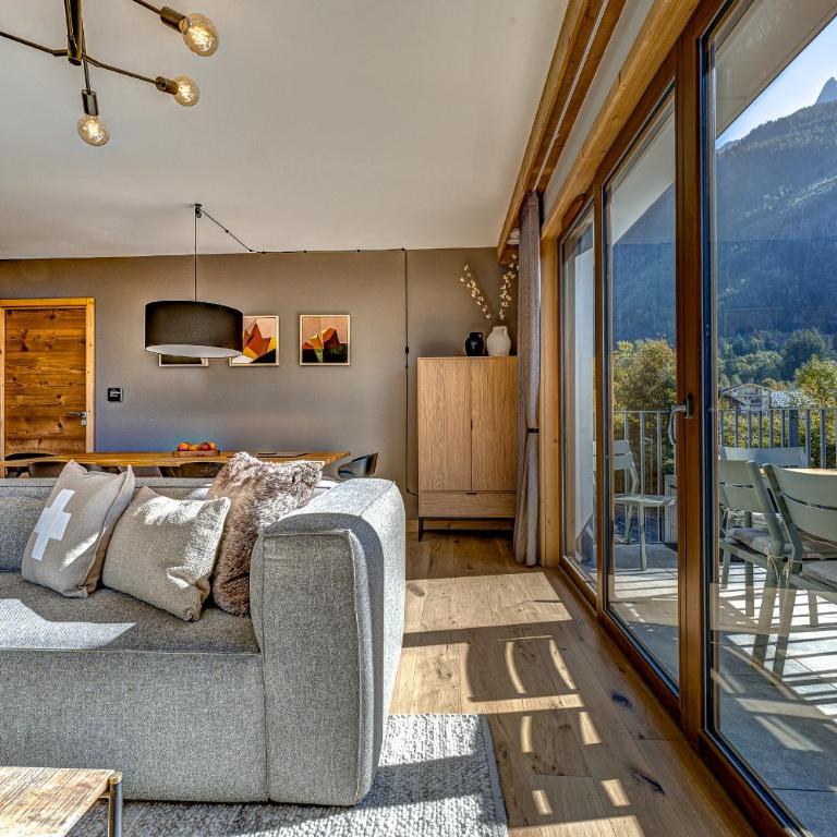 Residence Blanc Mont Blanc - Apartment mit 3 Schlafzimmern und Balkon - 11