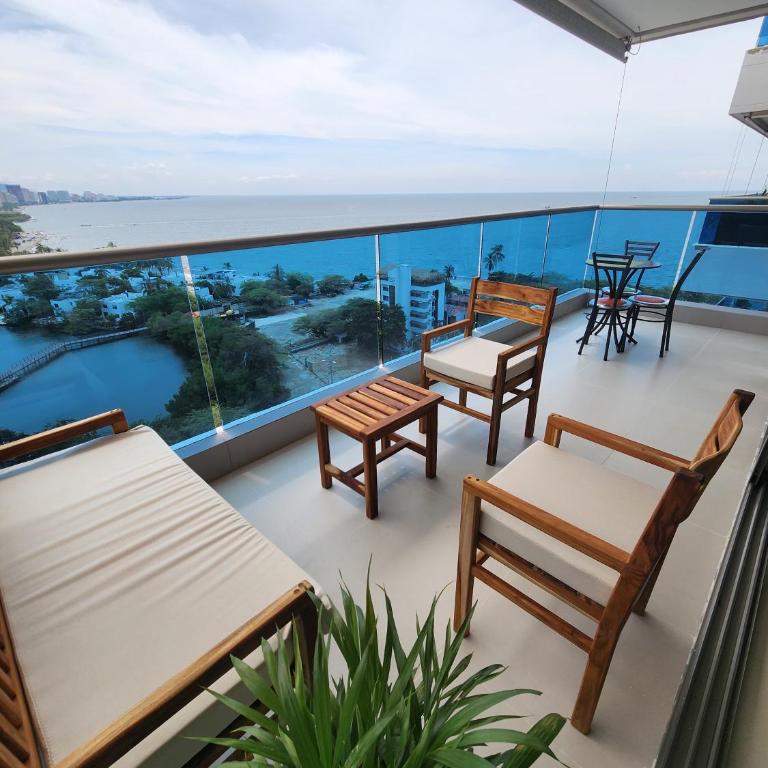 Reserva Samaria club playa, Hermoso Penthouse ,Santa Marta, Salida al mar - Apartamento con 3 dormitorios - Frente al océano - 3