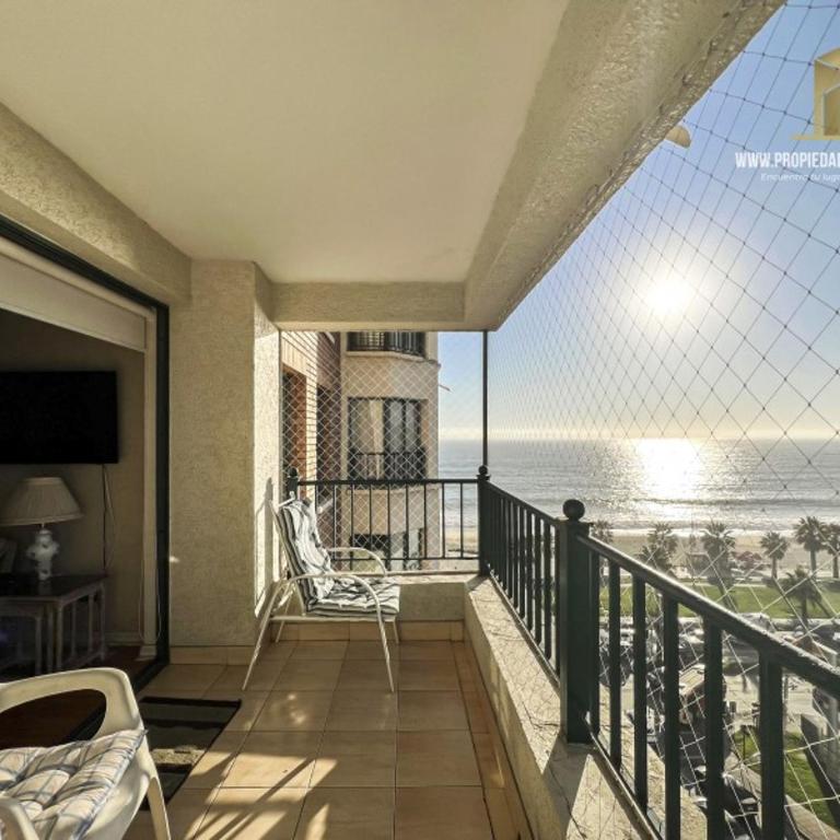 Departamento vista al mar con piscina viña 2 - Three-Bedroom Apartment - 2