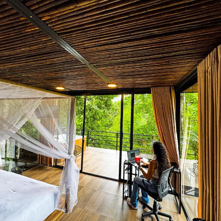 Rincon de la Sierra Minca - Suite con bañera de hidromasaje y cama grande - 13