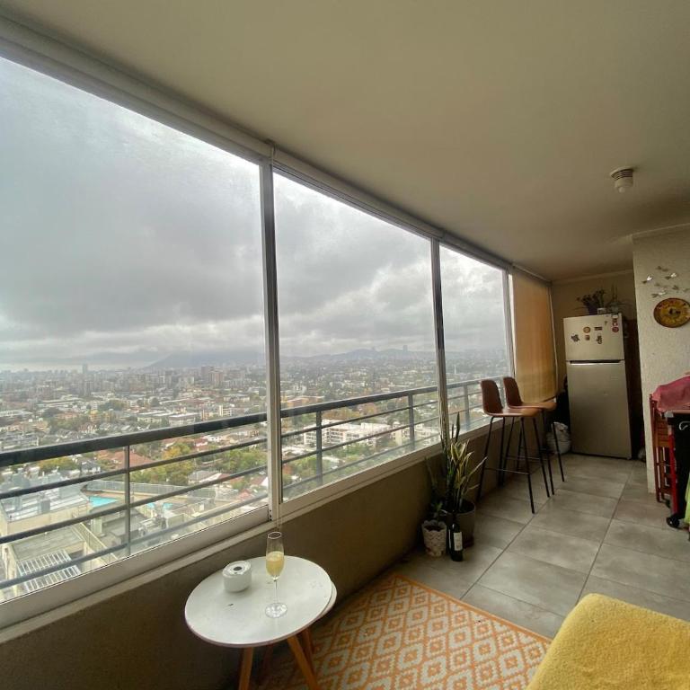 departamento en ñuñoa excelente conectividad y bella terraza - Apartamento de 3 dormitorios - 5