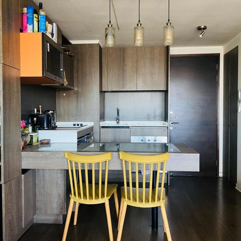 departamento en ñuñoa excelente conectividad y bella terraza - Apartamento de 3 dormitorios - 7