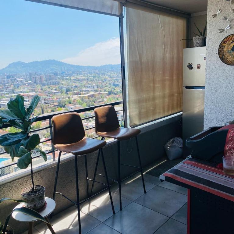 departamento en ñuñoa excelente conectividad y bella terraza - Apartamento de 3 dormitorios - 10