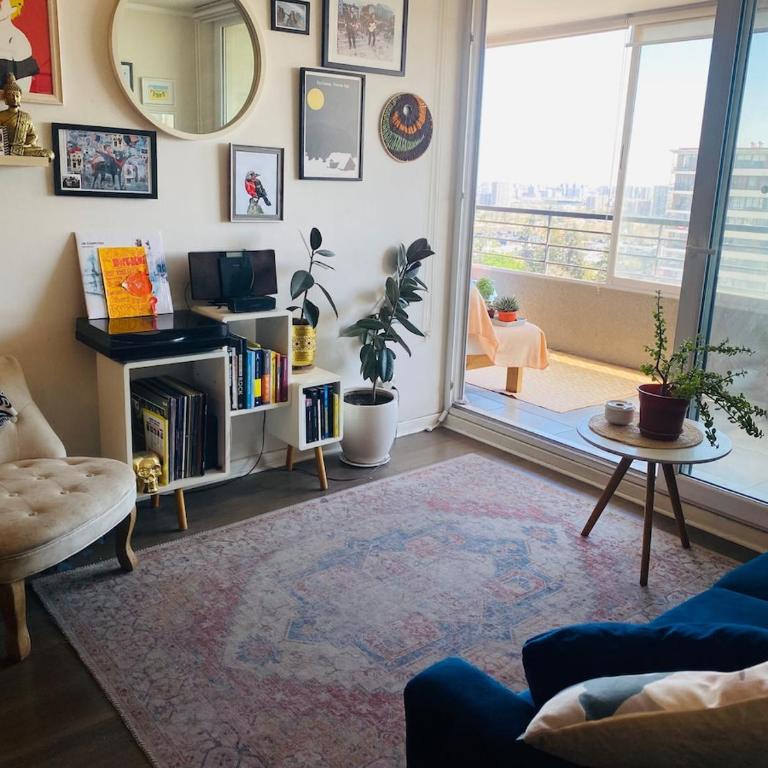 departamento en ñuñoa excelente conectividad y bella terraza - Apartamento de 3 dormitorios - 12
