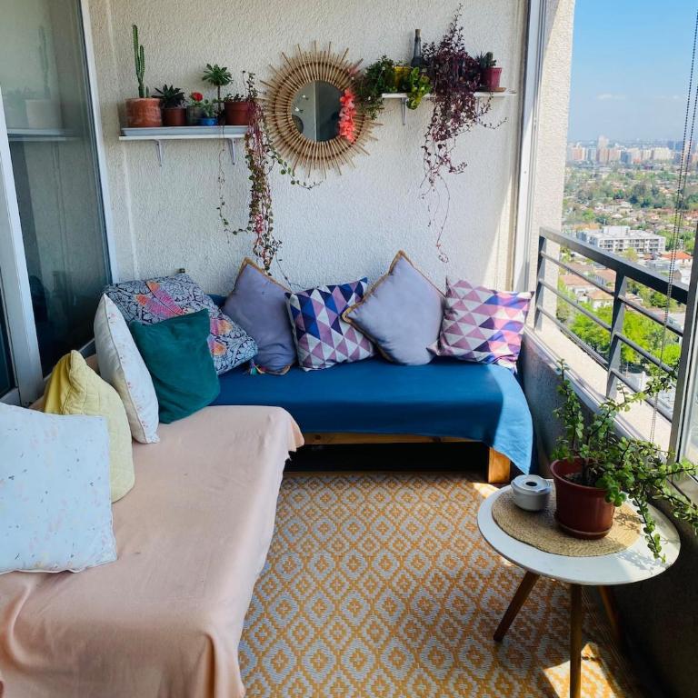 departamento en ñuñoa excelente conectividad y bella terraza - Apartamento de 3 dormitorios - 17