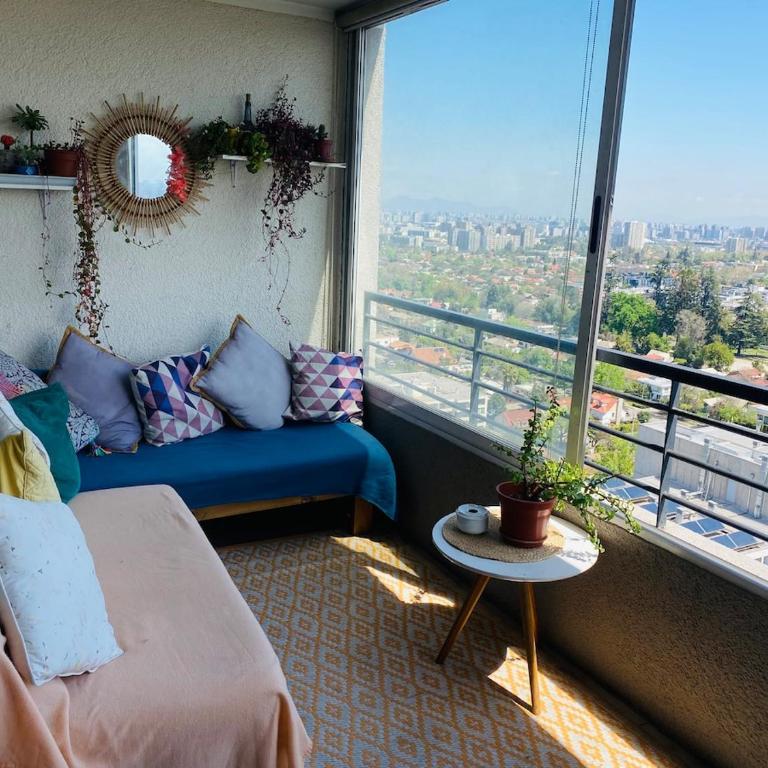 departamento en ñuñoa excelente conectividad y bella terraza - Apartamento de 3 dormitorios - 19