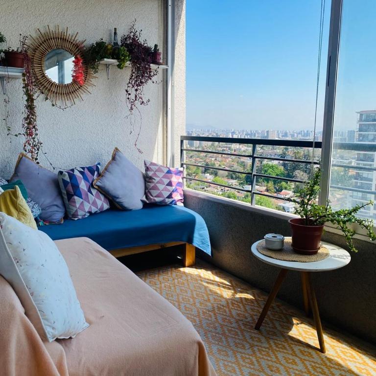 departamento en ñuñoa excelente conectividad y bella terraza - Apartamento de 3 dormitorios - 21