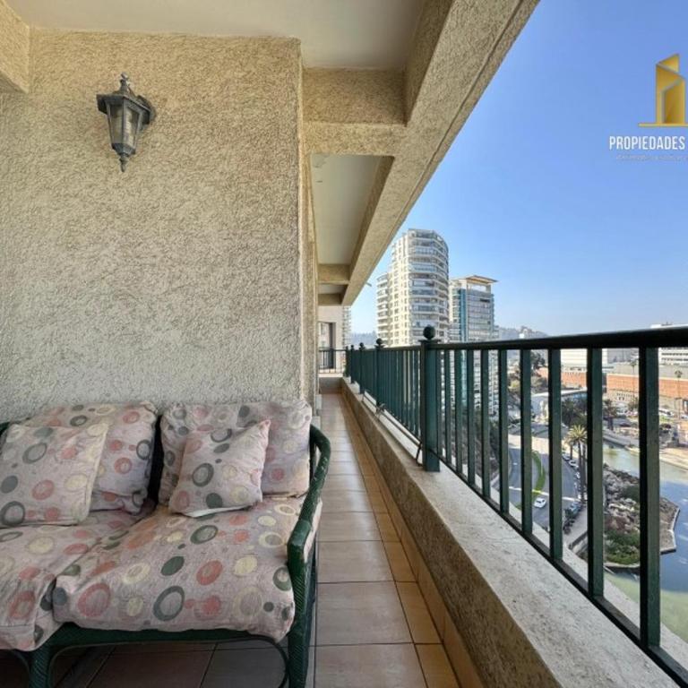Departamento vista al mar con piscina viña 4 - Three-Bedroom Apartment - 24