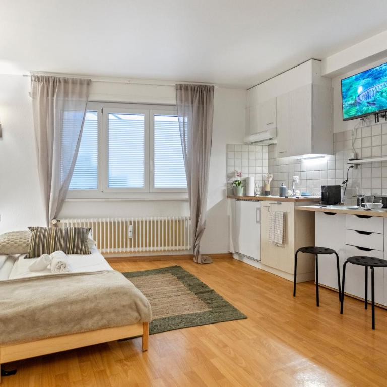 Crans-Montana - Studio centre 2 pers - Rue du Prado - Apartment mit 1 Schlafzimmer - 1