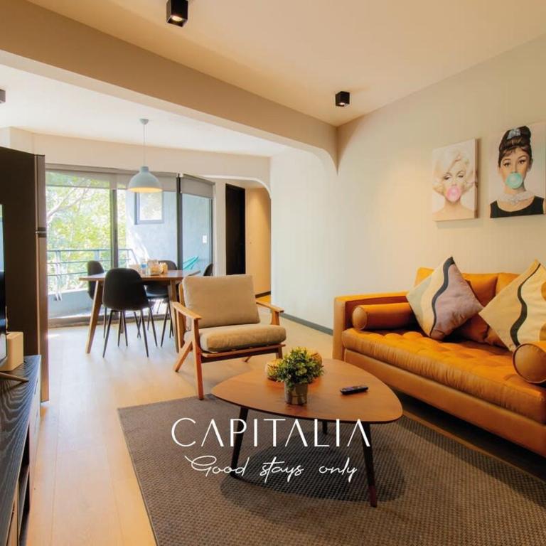 JM 202 Capitalia 1BR Terrace Style and Photogenic Escandon - Apartment - 1